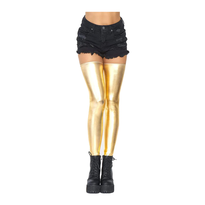 Leg Avenue Zora Wet Look Thigh High Stockings