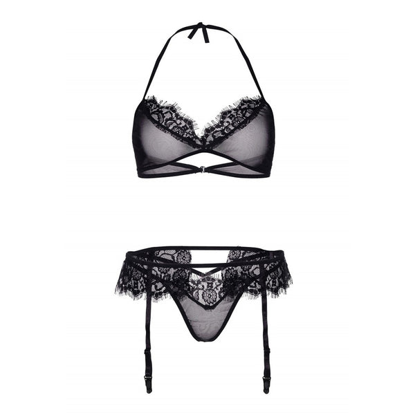 Leg Avenue 3 Piece Sheer Lingerie Set