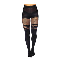 Leg Avenue Ada Tights with Fishnet Accents