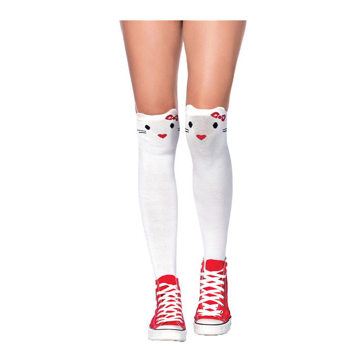 Leg Avenue Goodbye Kitty Knee Highs