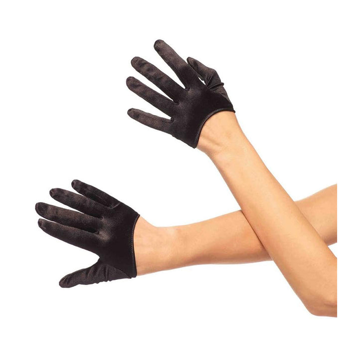 Leg Avenue Mini Cropped Satin Gloves