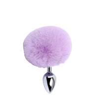 Love in Leather Bunny Tail Metal Plug