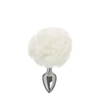 Love in Leather Bunny Tail Metal Plug