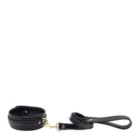 Love in Leather Faux Leather Collar & Lead Set