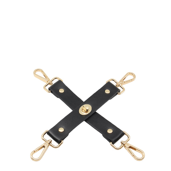 Love in Leather Faux Leather Detachable Hogtie/Cuff Joiners