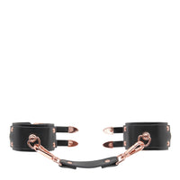 Love in Leather Faux Leather Double Buckle Wrist Cuffs