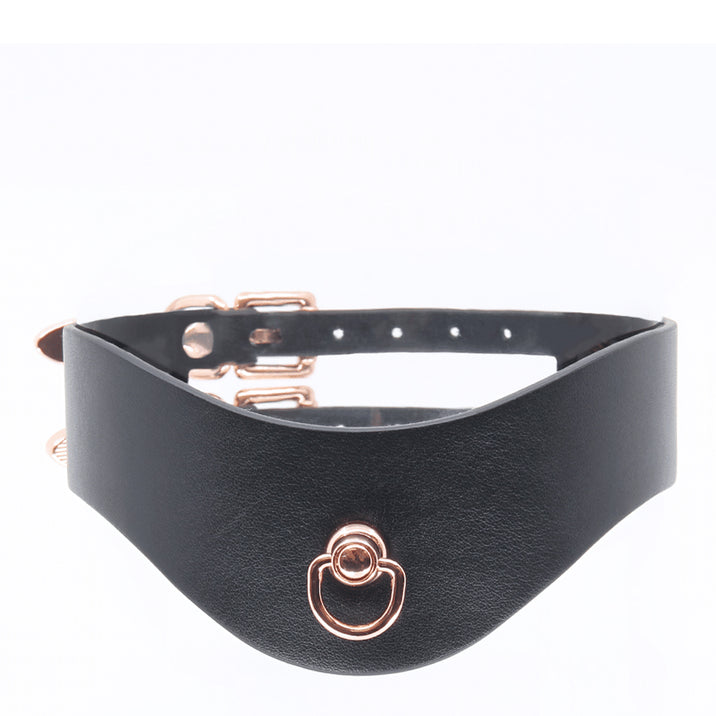 Love in Leather Faux Leather Posture Collar