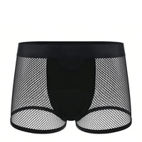 Love in Leather Mesh Boxer Briefs