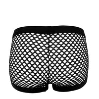 Love in Leather Mesh Boxer Briefs
