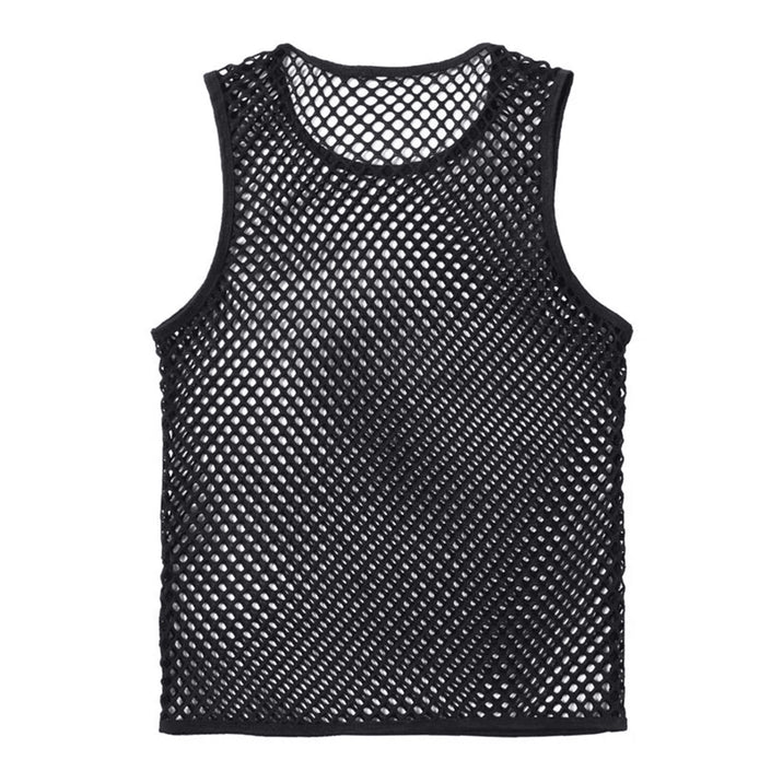 Love in Leather Mesh Singlet