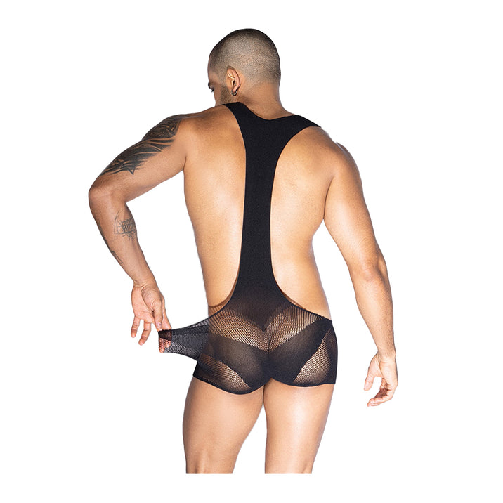 Love in Leather One Piece Body Stocking