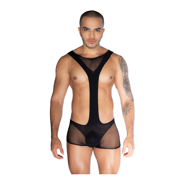 Love in Leather One Piece Body Stocking