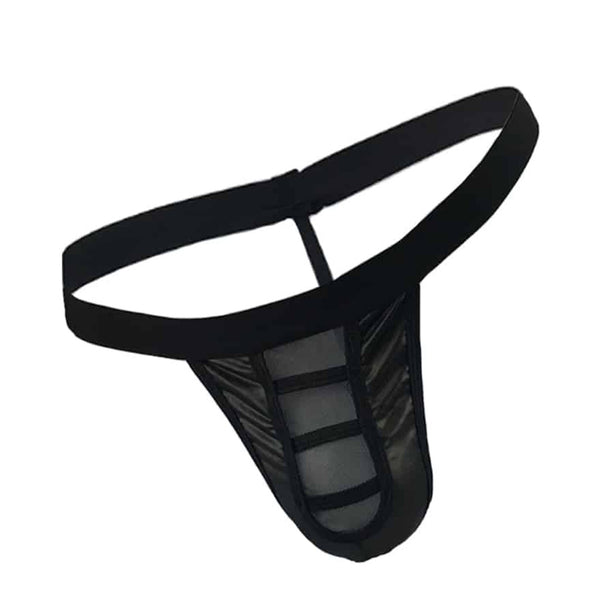 Love in Leather Peek-A-Boo Wet Look G-String