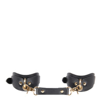 Love in Leather Shaped Faux Leather Ankle Restraints