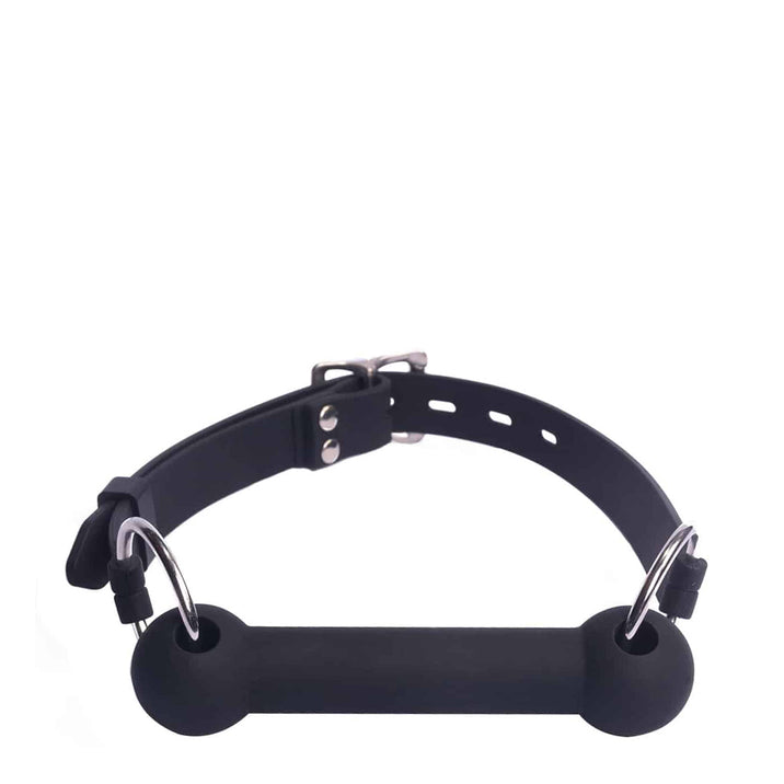 Love in Leather Silicone Bit Gag