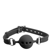 Love in Leather Silicone Breathable Ball Gag
