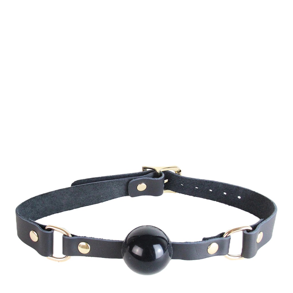 Love in Leather Soft Leather Ball Gag