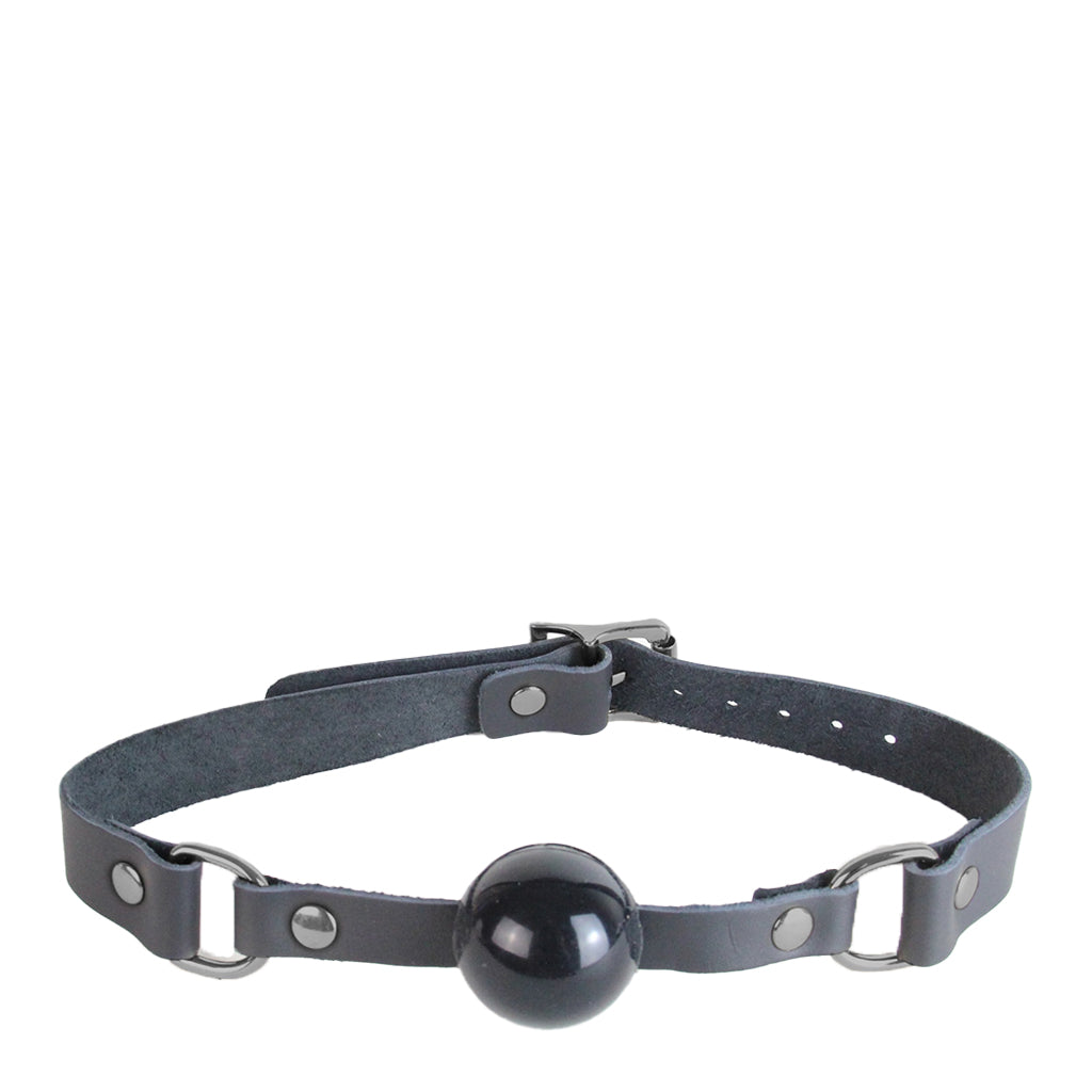 Love in Leather Soft Leather Ball Gag