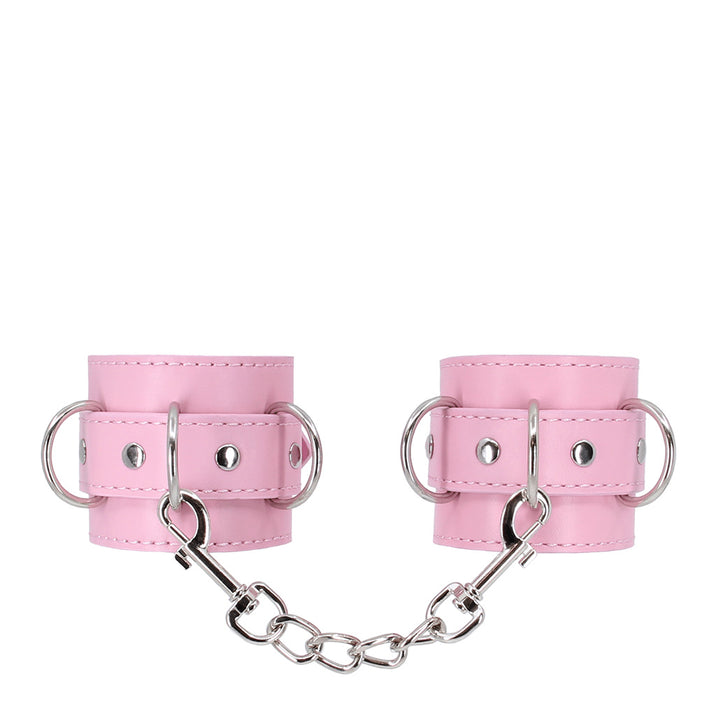 Love in Leather Unlined Wide Faux Leather Wrist Cuffs
