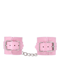 Love in Leather Unlined Wide Faux Leather Wrist Cuffs