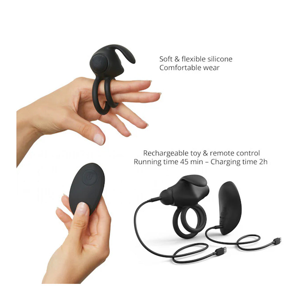 Love to Love Mr & Mrs Remote Controlled Vibrating Cock Ring