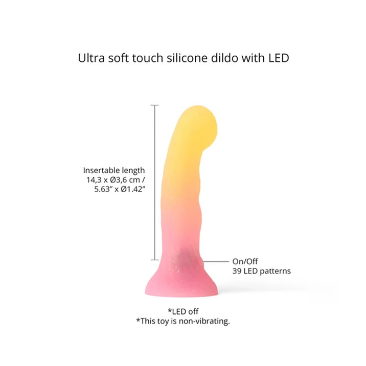 Love to Love Sugar Bomb LED Silicone Dildo
