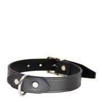Love in Leather D-Ring Leather Collar