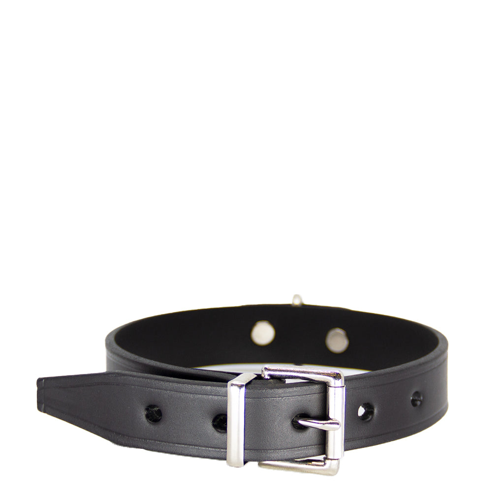 Love in Leather D-Ring Leather Collar