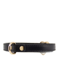 Love in Leather Heart Buckle Leather Collar