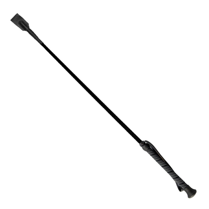 Love in Leather Rubber Handle Crop
