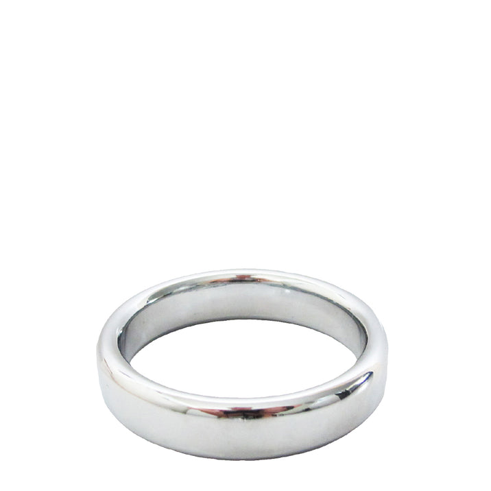 Love in Leather Stainless Steel Cock Ring