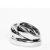 Love in Leather Stainless Steel Cock Ring