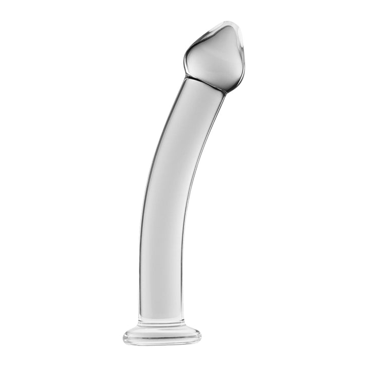 Lovetoy Romance Curved Glass Dildo 7.5"