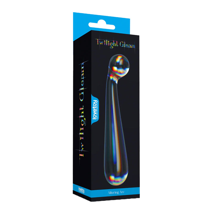 Lovetoy Twilight Gleam Alluring Arc Glass Dildo