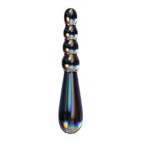 Lovetoy Twilight Gleam Rising Ripples Glass Dildo