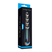 Lovetoy Twilight Gleam Rising Ripples Glass Dildo