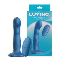 Luv Inc Ws38 Wavy Vibrating Dildo