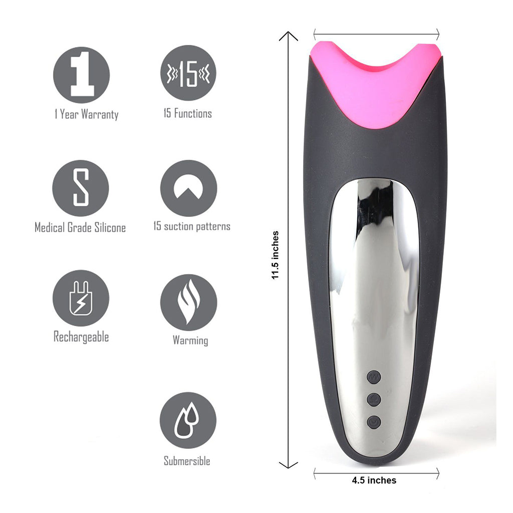 Maia Novelties Piper Heating & Vibrating Masturbator