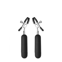 Master Series Dark Passion Vibrating Nipple Clamps