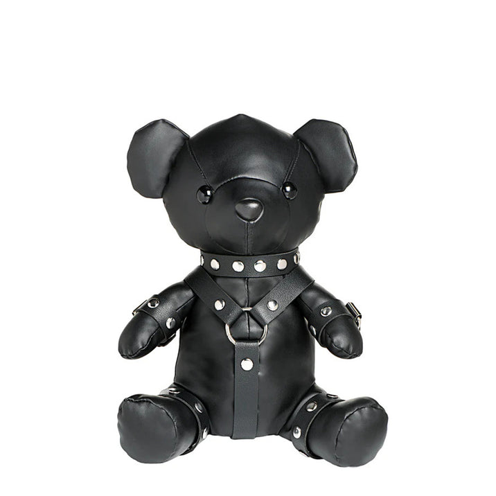 Master Series Faux Leather Teddy Bear