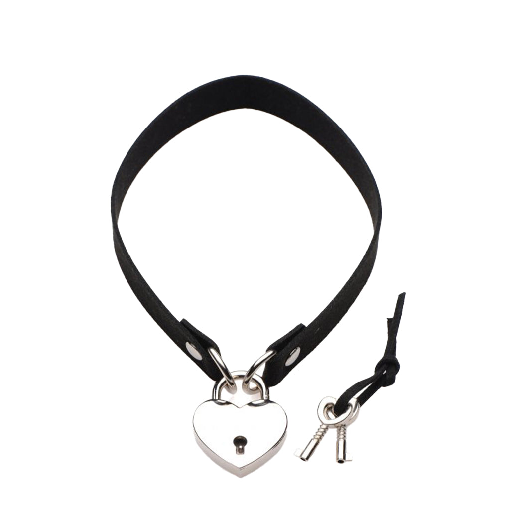 Master Series Lock-It Heart Choker