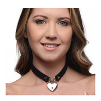 Master Series Lock-It Heart Choker