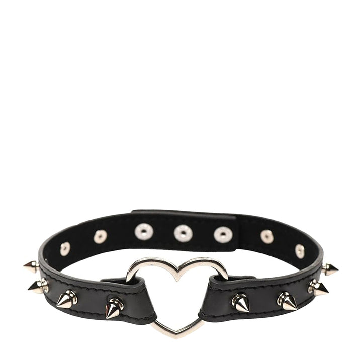 Master Series Spiked Heart Collar
