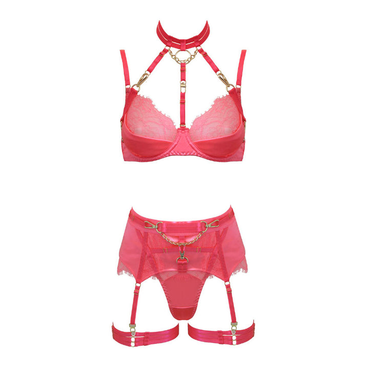 Muse Pink & Gold Lingerie Set