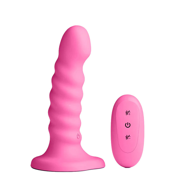NS Novelties Colours Ribbed 5" Vibrating Dildo