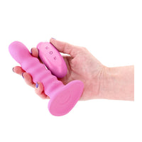 NS Novelties Colours Ribbed 5" Vibrating Dildo