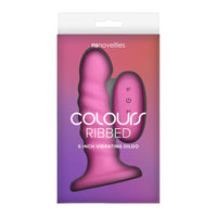 NS Novelties Colours Ribbed 5" Vibrating Dildo