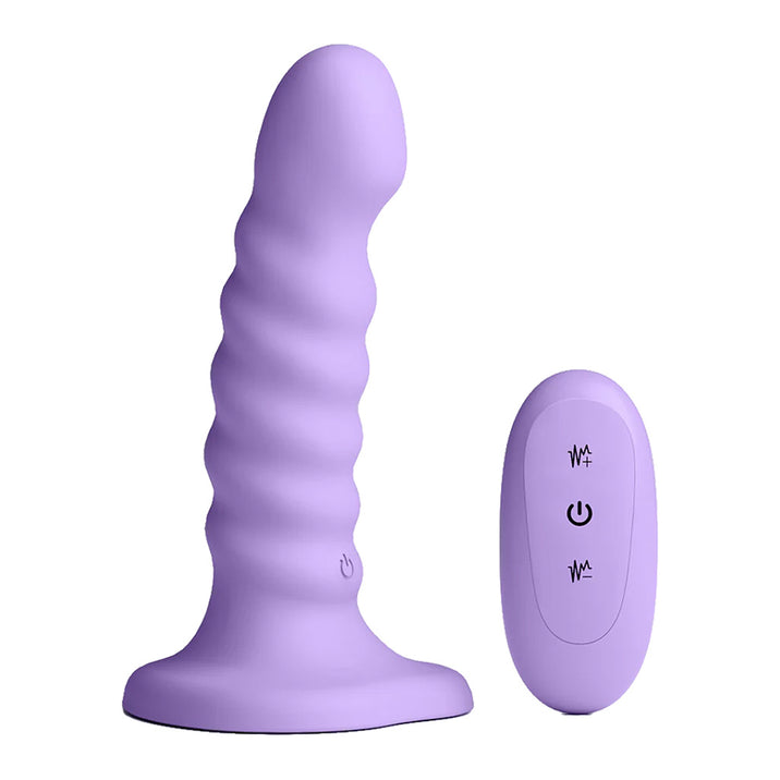 NS Novelties Colours Ribbed 6" Vibrating Dildo