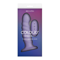 NS Novelties Colours Ribbed 6" Vibrating Dildo