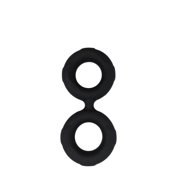 Nero by Playful Liquid Silicone Connected Cock & Ball Ring